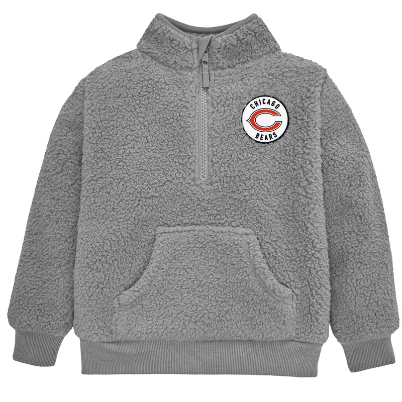 Infant & Toddler Chicago Bears 1/4 Zip Sherpa Top
