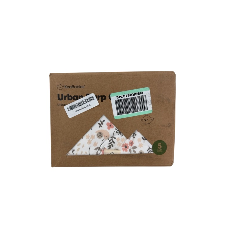 KeaBabies Urban Burp Cloths, Sweet Charm