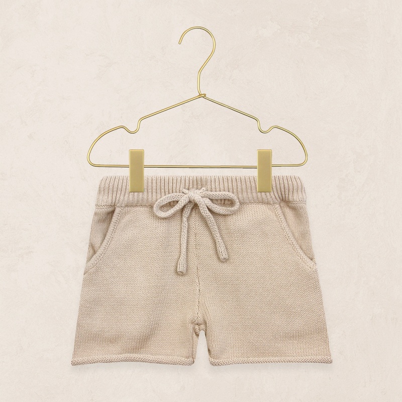 Knit Shorts – Tan