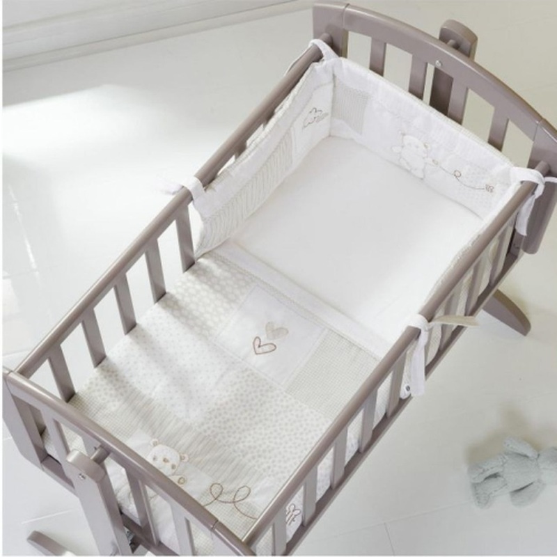Obaby Sophie Swinging Crib – Warm Grey