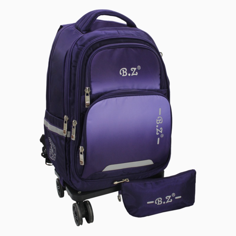 Purple School Set – 20 Inches (Backpack + Pencil Case)