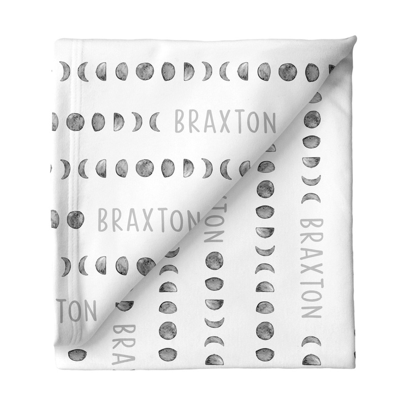 Sugar + Maple Large Stretchy Blanket – Moon Phases