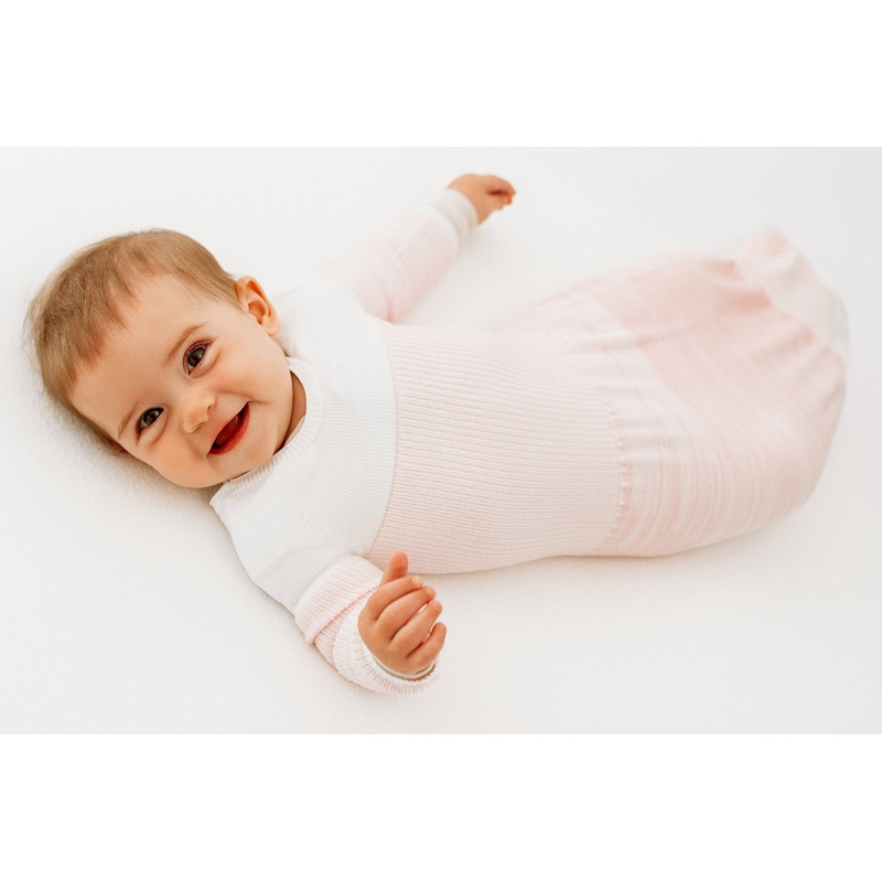 Swaddelini Pink Arms Out Long Sleeve Sleep Sack