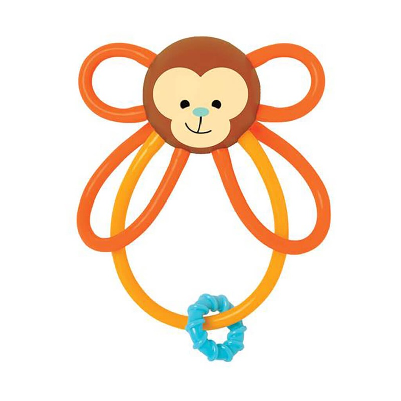 Zoo Winkel Monkey Rattle and Teether Toy