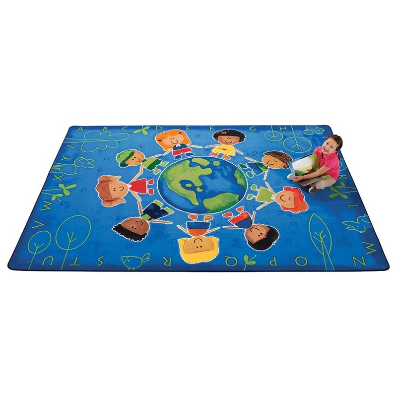 Give the Planet a Hug Rug (6′ x 9′ Rectangle)