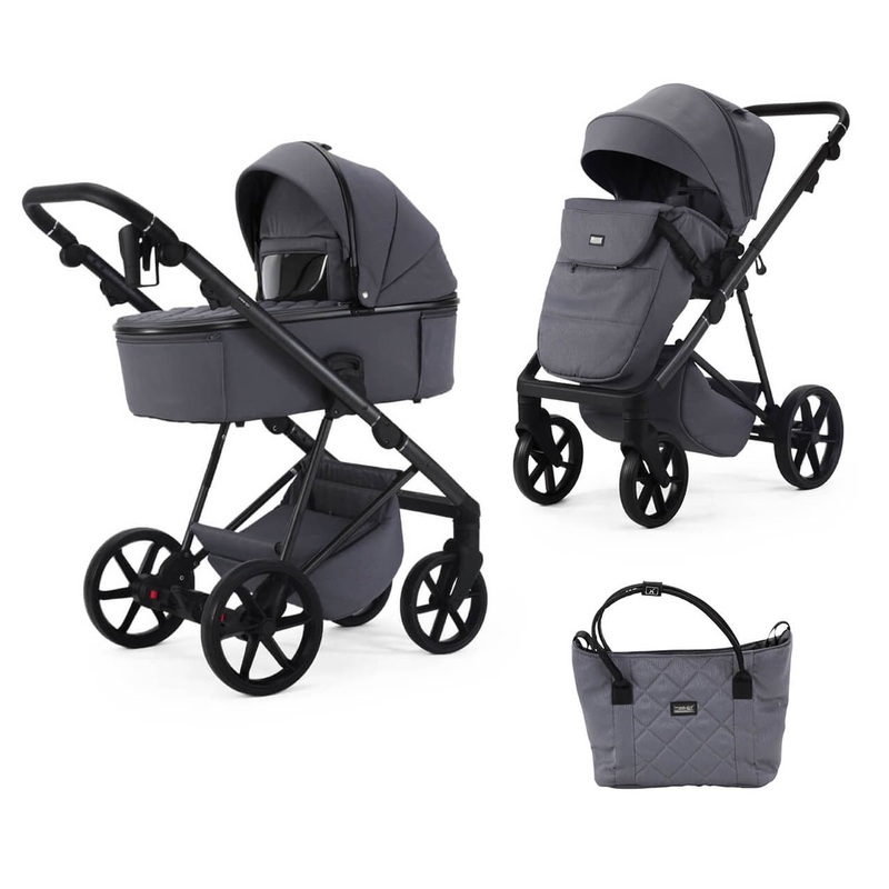 Mee-Go Milano Natura 2-in-1 Pram & Accessories – Stone