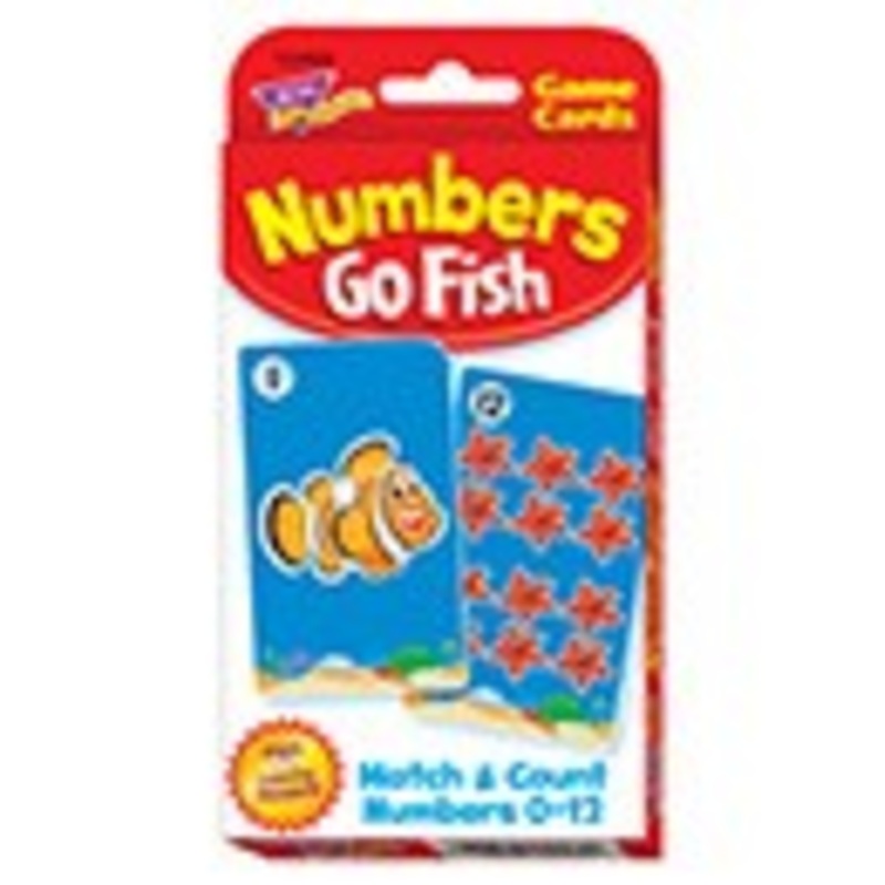 Numbers Go Fish Flash Cards