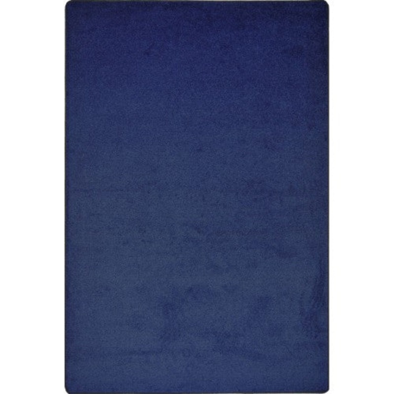 Endurance Solid Color Rug, 6′ x 9′ Rectangle, Midnight Sky