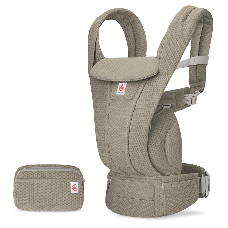 Ergobaby Omni Deluxe Baby Carrier, Mesh – Soft Olive