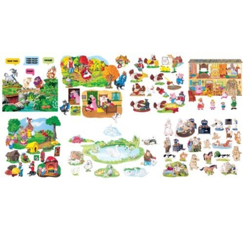 Fairy Tales Flannelboard Set – Complete Set