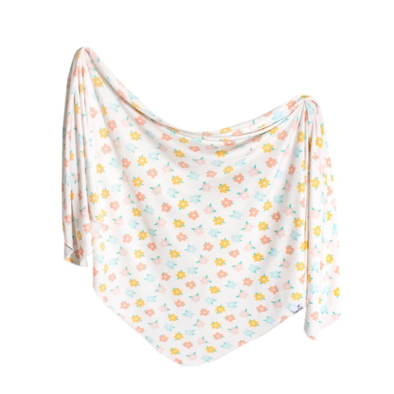 Knit Swaddle Blanket – Daisy
