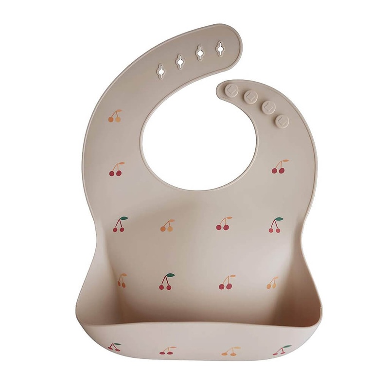 Silicone Baby Bib Cherries