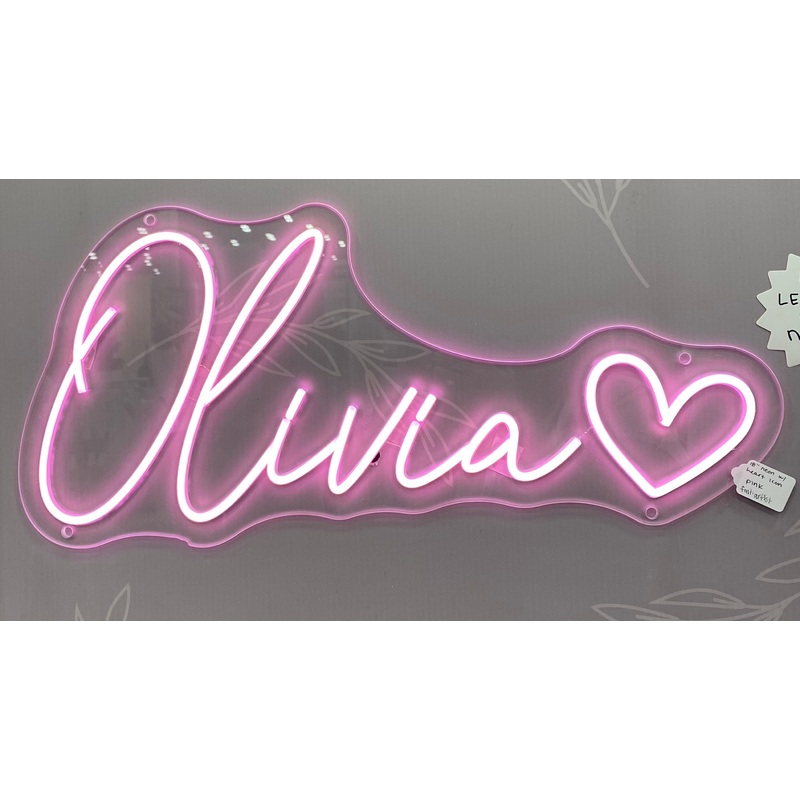 Sugar + Maple Personalized Neon Name Sign with Icon
