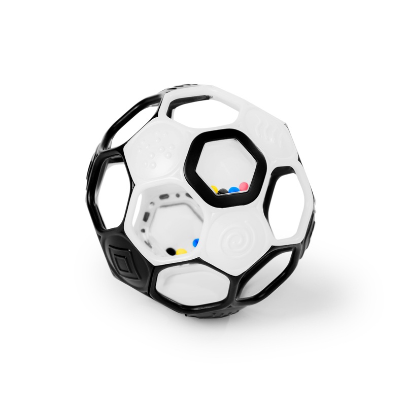 Grippin’ Goals Rattle Ball – Black & White
