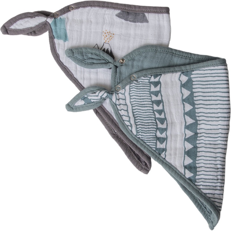 Little Unicorn Cotton Bandana Bib 2-Pack – Santa Fe