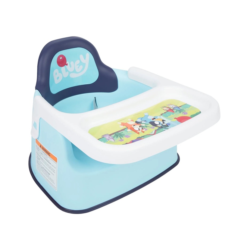 The First Years  Mealtime Booster Seat –  Blue/White