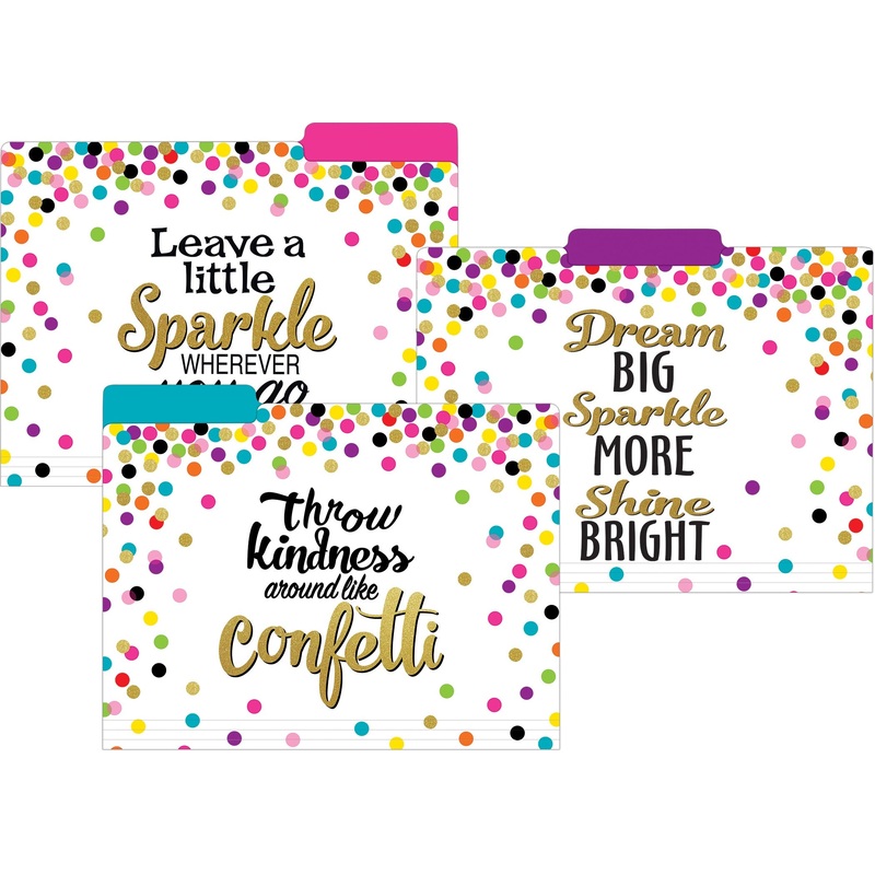 Confetti File Folders(C)