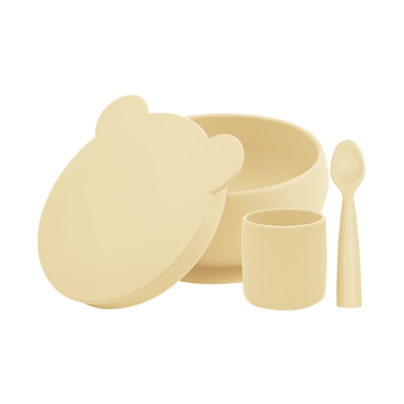 BLW SET I Silicone Feeding Set (Bowl with Lid+Cup+Spoon)