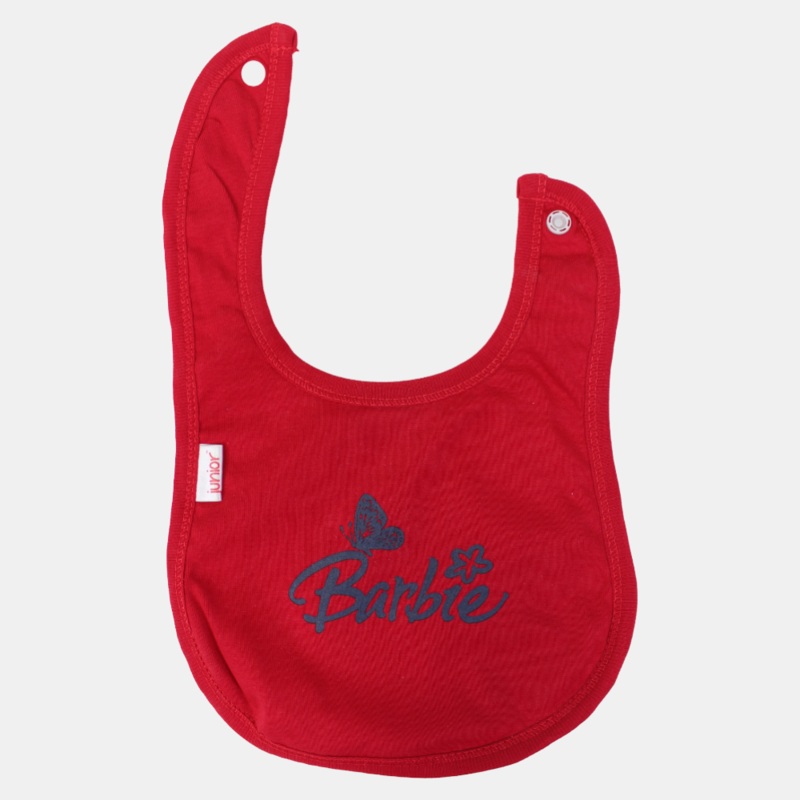 Baby Cotton Bib  Red
