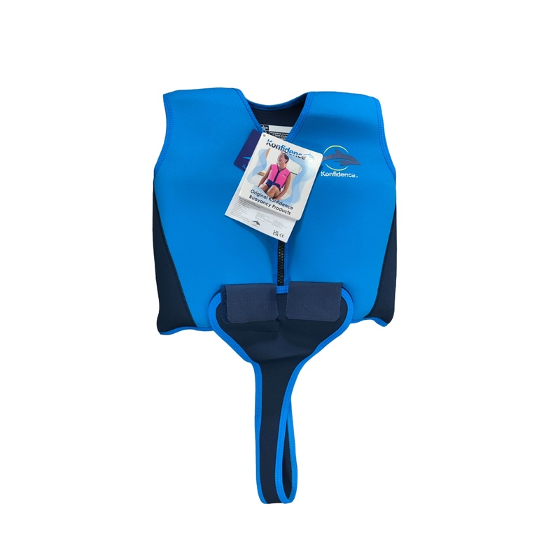 Konfidence Youth Swim Jacket, 12-14yrs, Blue/Navy