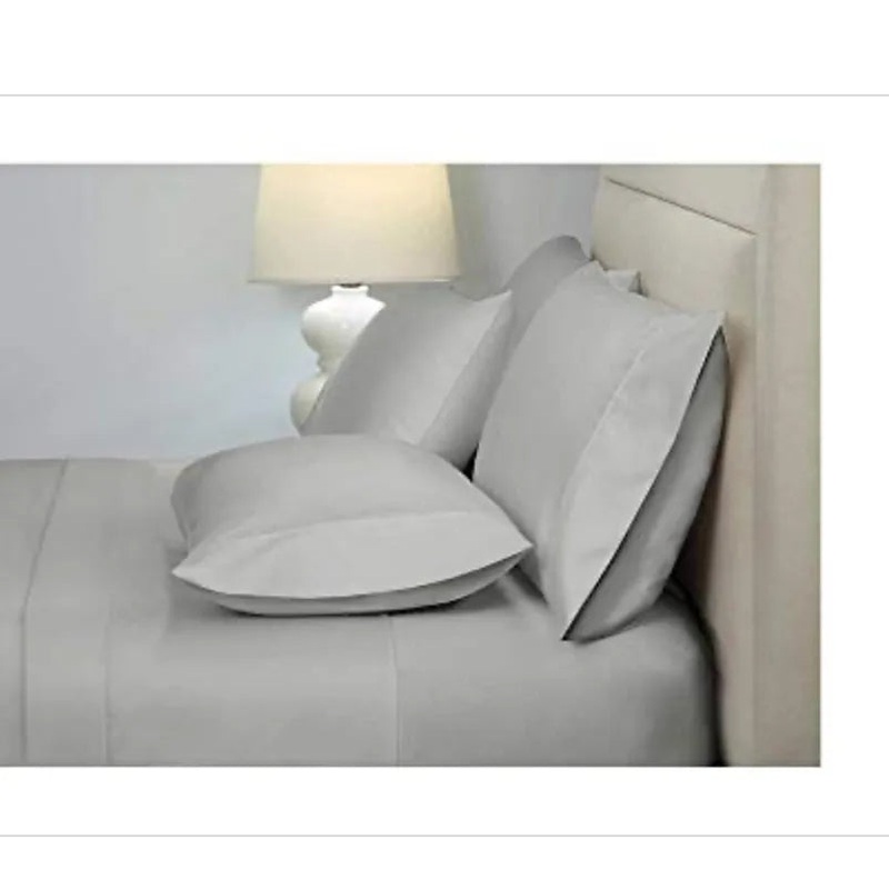 Luxurious 680 Thread Count Gray Cotton Sheet Set – Queen Size