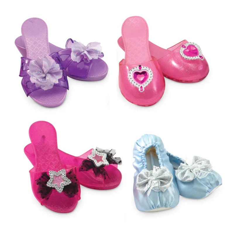 Melissa & Doug Role Play Collection – Step In Style! Dress-Up Shoes