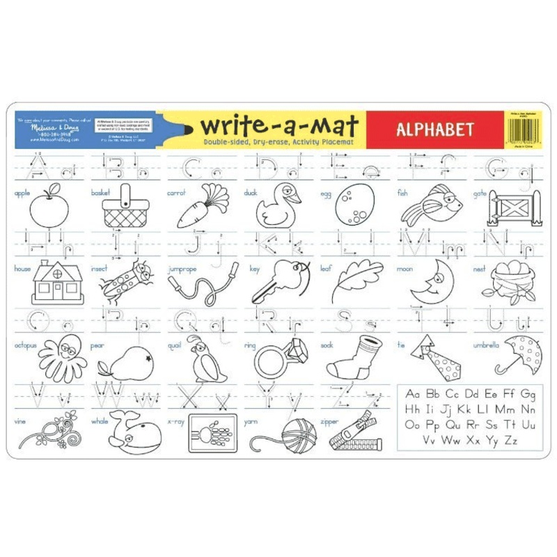 Melissa & Doug Write-a-Mat – Alphabet