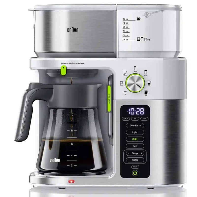 MultiServe Drip Coffee – White/Stainless Steel
