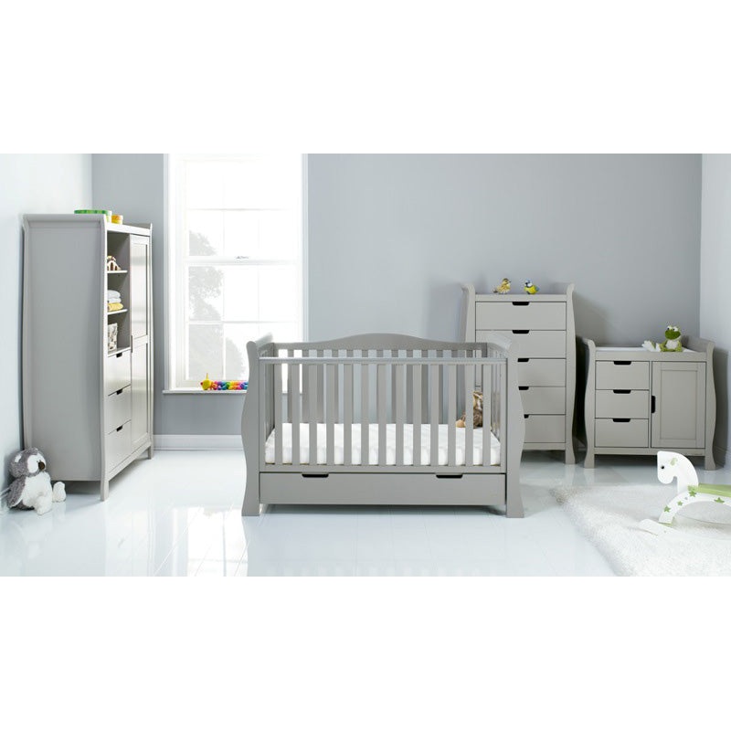 Obaby Stamford Luxe 4 Piece Room Set – WARM GREY