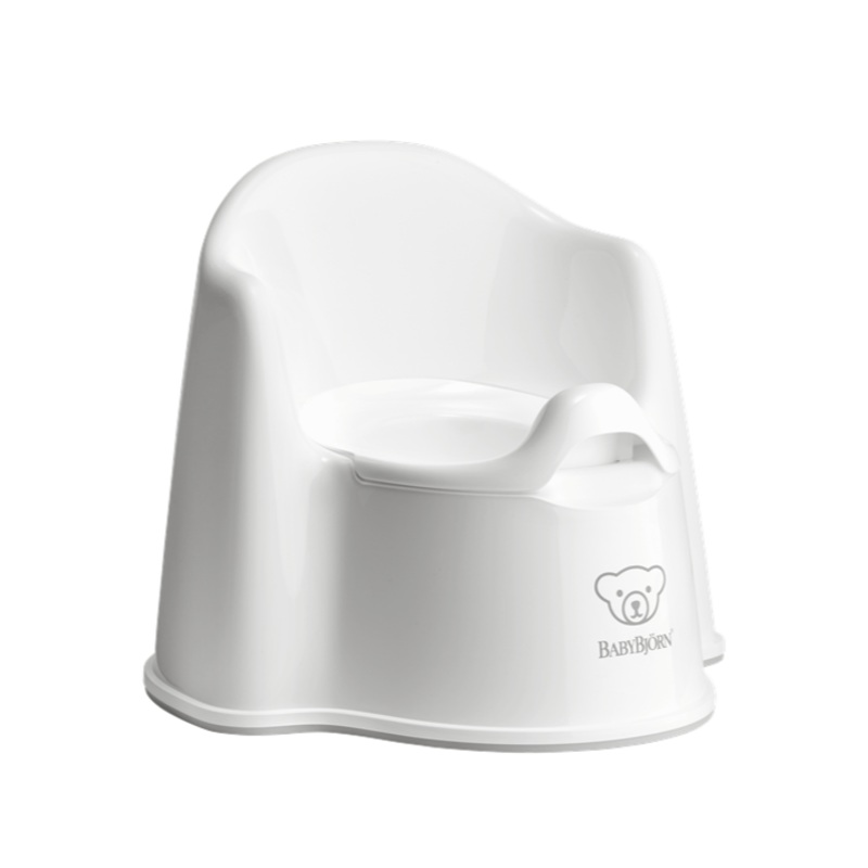 Potty Chair – White & Gray