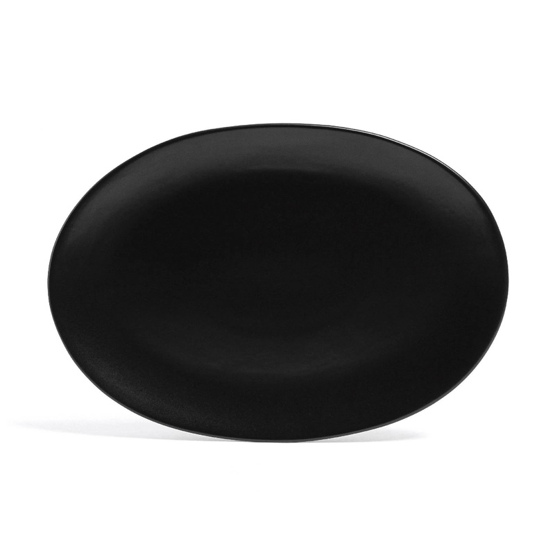 Coupe Hand-Finished Stoneware Oval Serving Platter