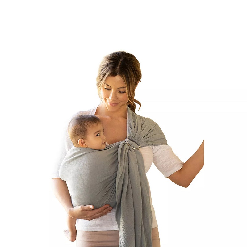 Moby Ring Sling Baby Carrier – Pewter