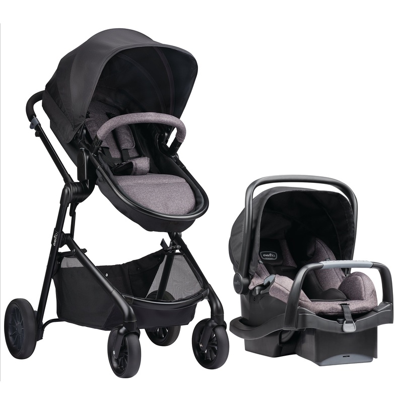 Pivot Modular Travel System With SafeMax Car Seat – Casual Gray