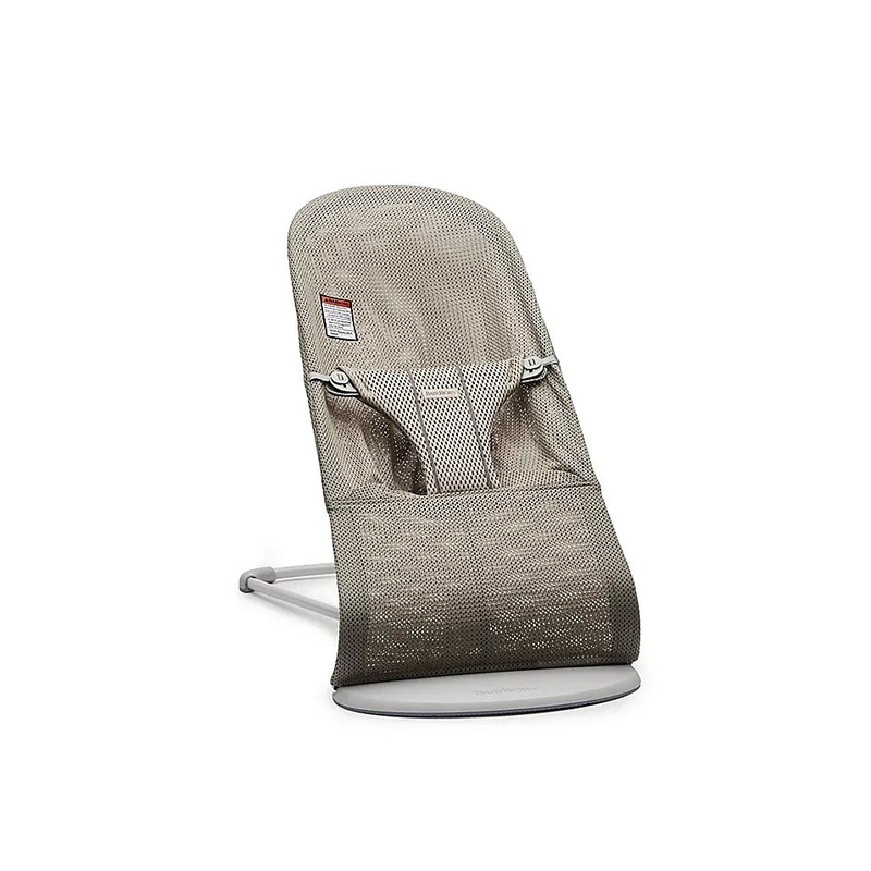 Bouncer Bliss, Light gray frame, Mesh, Gray beige