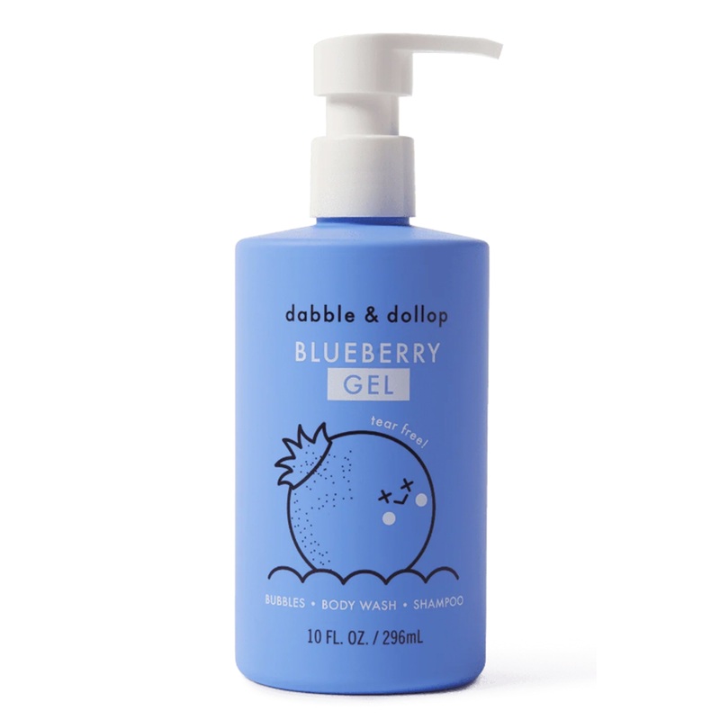 Dabble & Dollop Blueberry Gel – Bubbles, Body Wash, and Shampoo