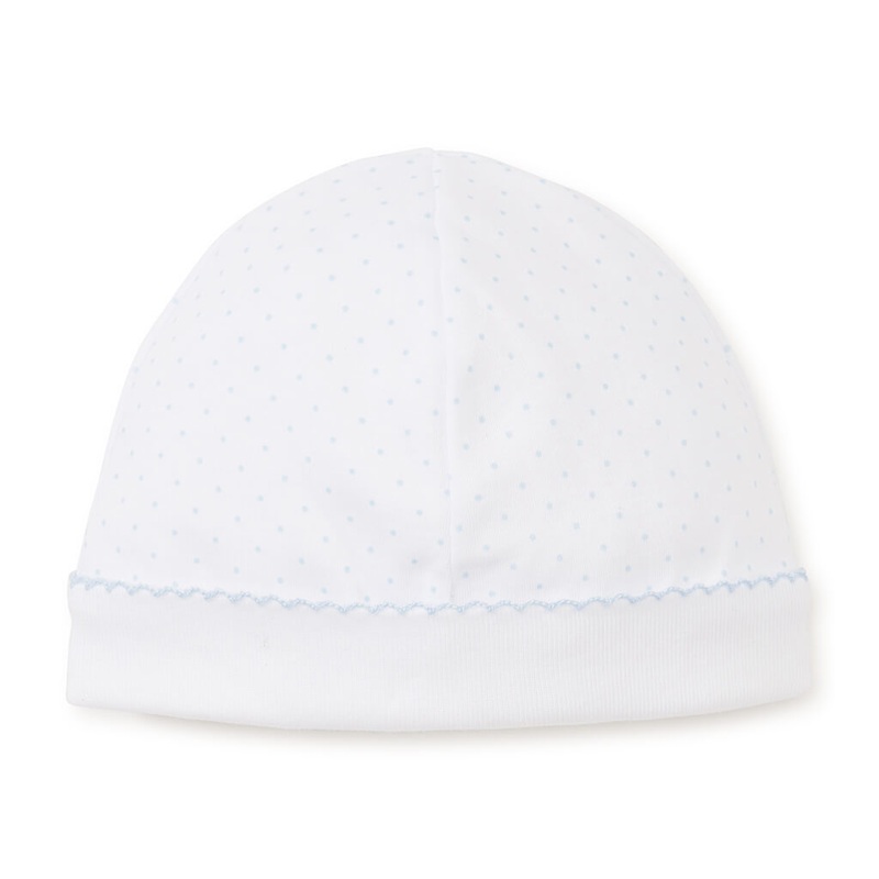 Kissy Kissy Print Dots Hat White/Blue