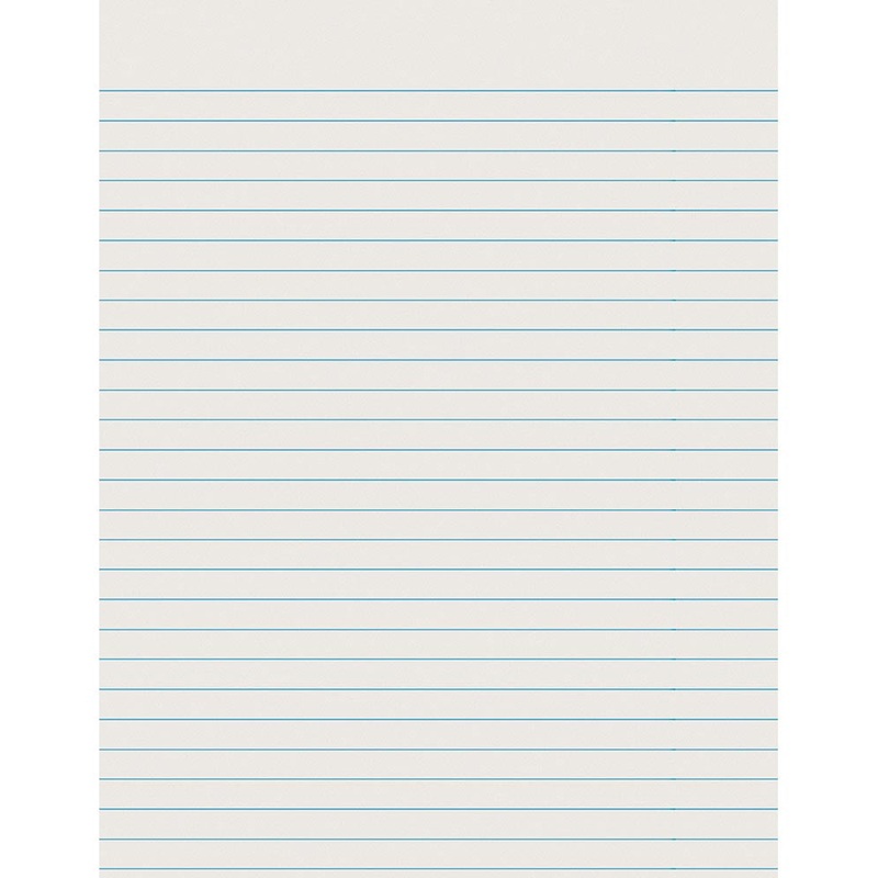 Pacon Ruled Newsprint Paper 8-1/2″ x 11″, Ruled Short White 500 Sheets