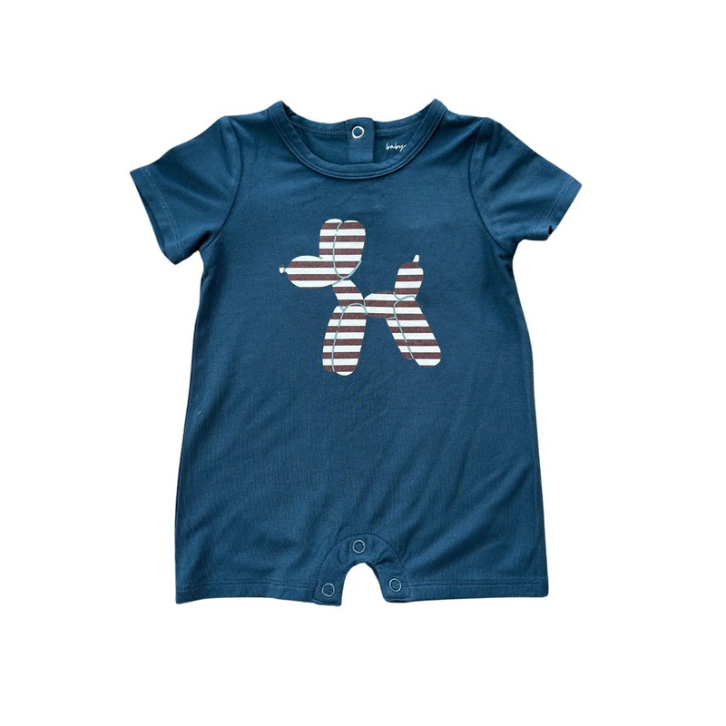 Babysprouts Tee Romper | Americana Balloon Dog