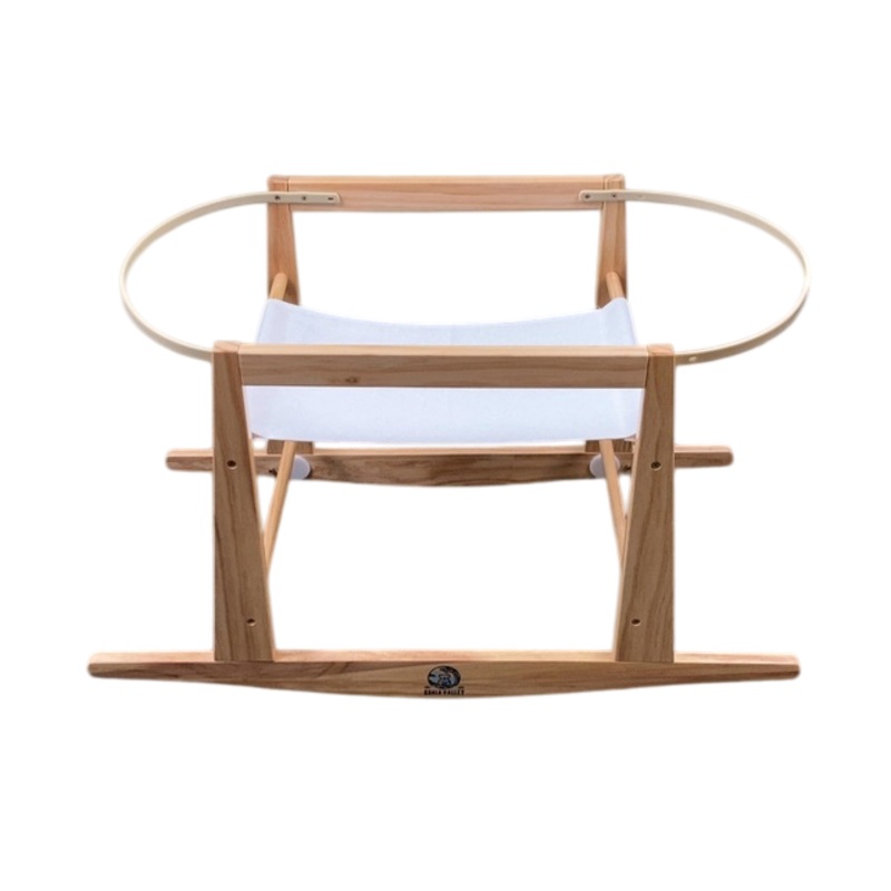 Koala Valley Wooden Rocking Moses Stand, Natural Wood