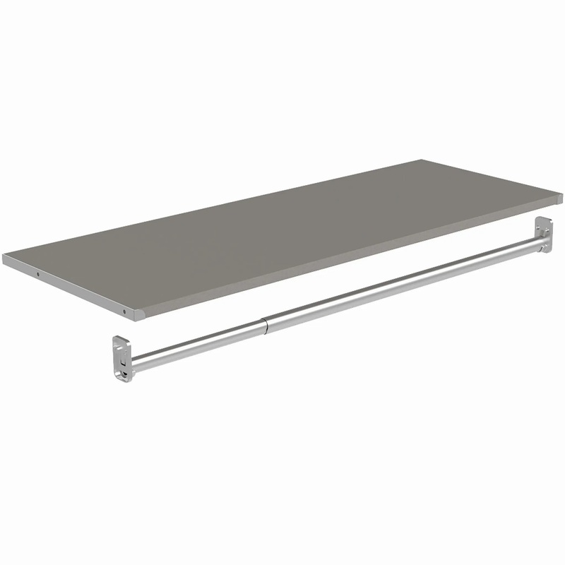 Modular Storage Top Shelf & Hang Rod Kit -(See Description)