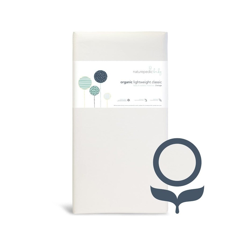Naturepedic Organic Classic Crib Mattress – Lightweight 2-Stage