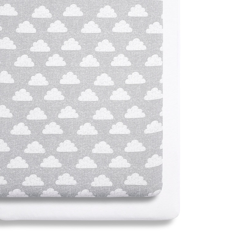 Snuz Twin Pack Sheets | Crib Cloud