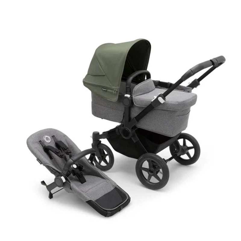 Bugaboo Donkey 5 Mono Pushchair – Grey Melange/Forest Green