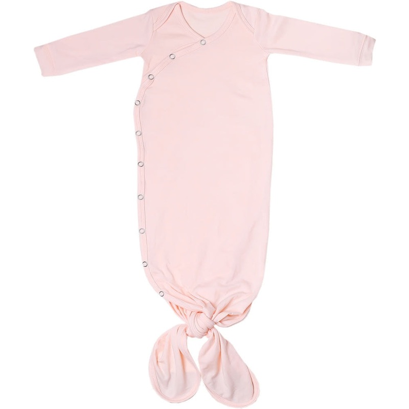 Copper Pearl Newborn Knotted Gown | Blush