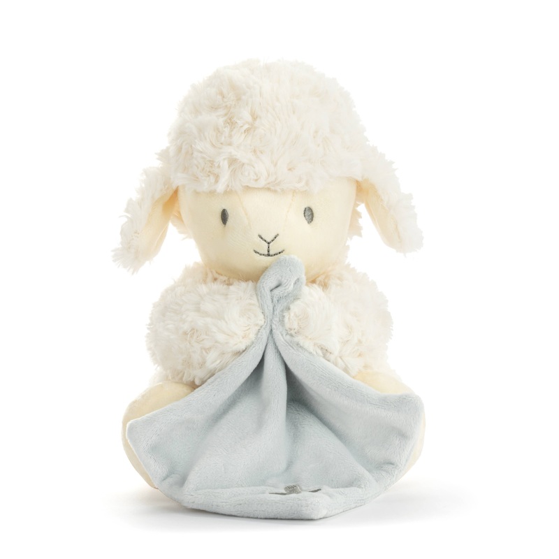 Demdaco Jesus Loves Me Neutral   Mechanical Lamb – 5×8.5in