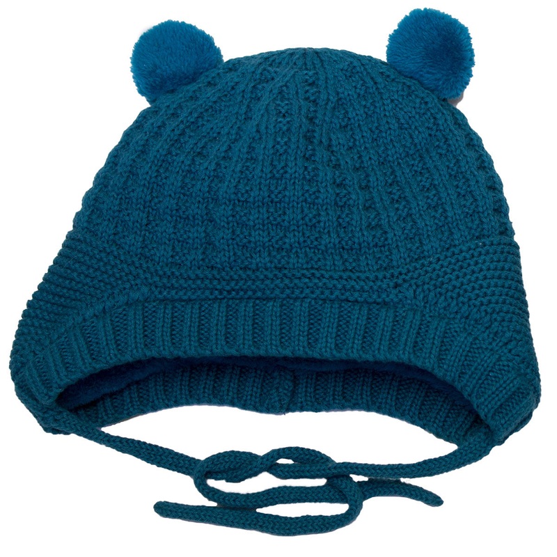 Knit Bear Hat – Lagoon