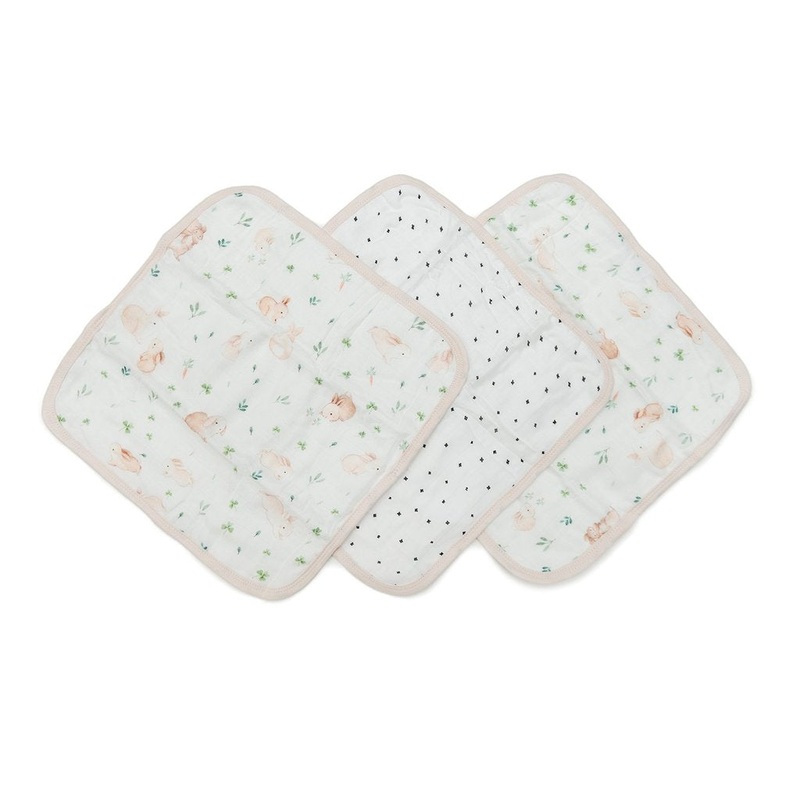 Muslin Washcloth Set – 3 Pack