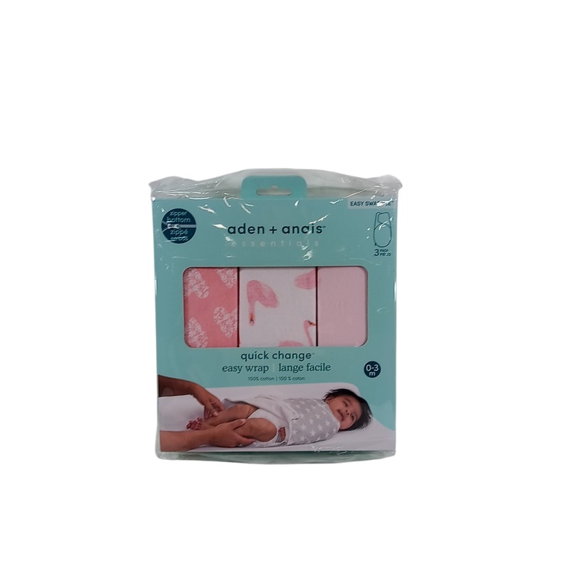 Aden + Anais Essentials Easy Wrap Swaddle, 0-3 Months, Briar Rose