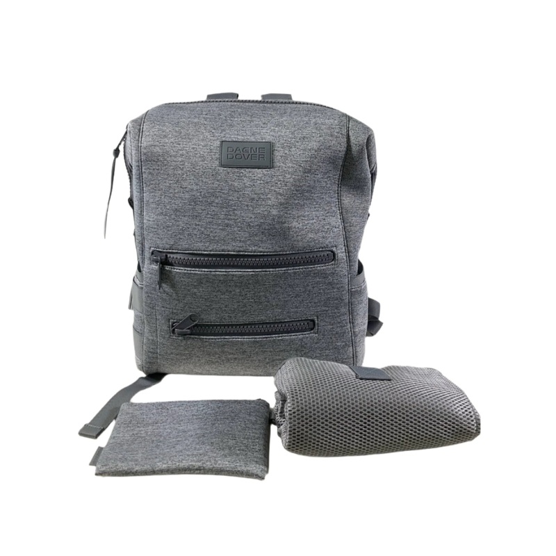 Dagne Dover Indi Diaper Backpack Large, Heather grey
