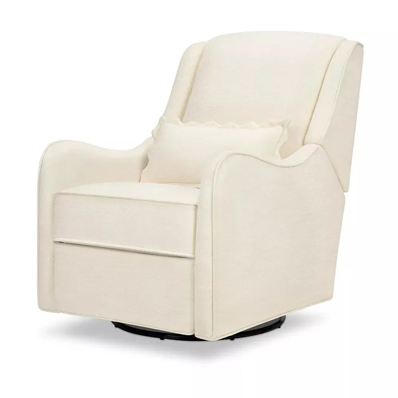 Devon Recliner and Swivel Glider – Performance Ivory Eco-Basketweave
